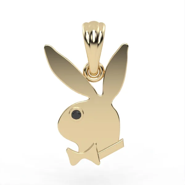 Playboypendant // Gold Pendant // Diamond Pendant Model DP3 · 1