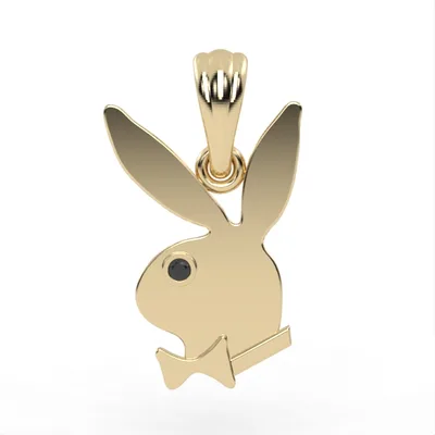 Playboypendant//Gold Pendant//Diamond Pendant Model DP3