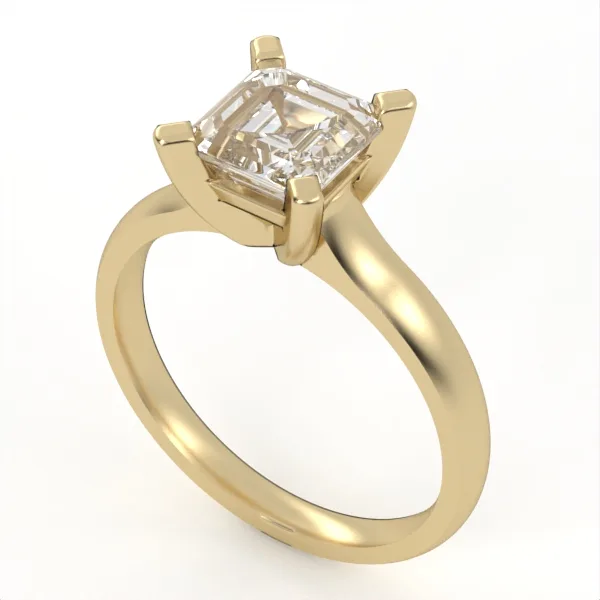 Diamond ring // Engagement ring // Gift for women // CVD diamond // For women // ER14 · 3