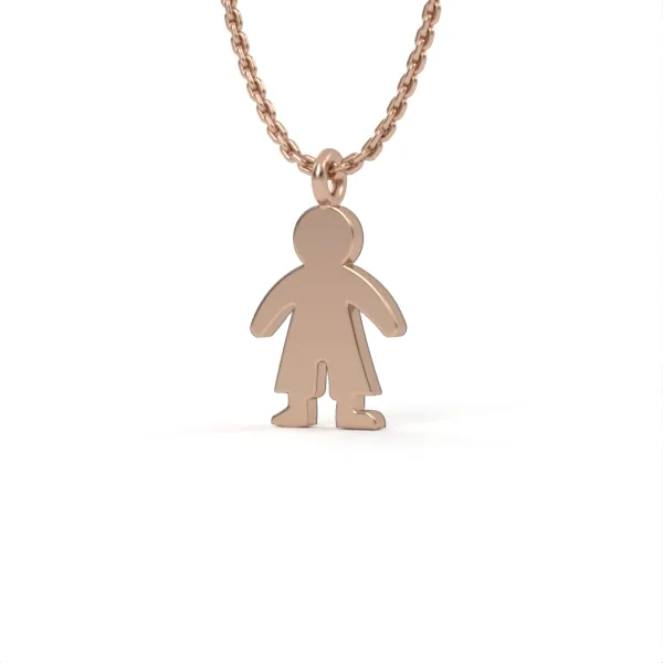 Gold pendant// white gold// birthday present//gift for women//model DP45 · 3