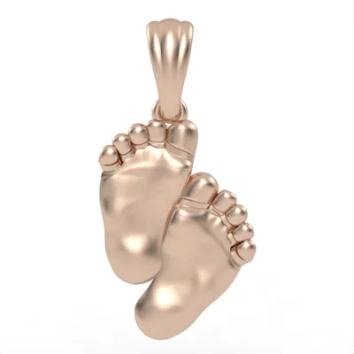 //Gift// White gold pendant//Rose gold pendant//Model DP52