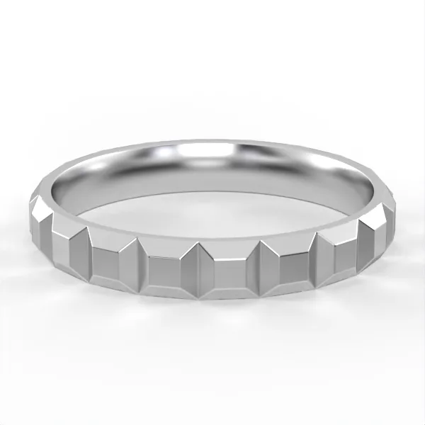 Gold ring // Wedding Ring // White gold // Roz gold // For men // For women // Model WR37 · 2