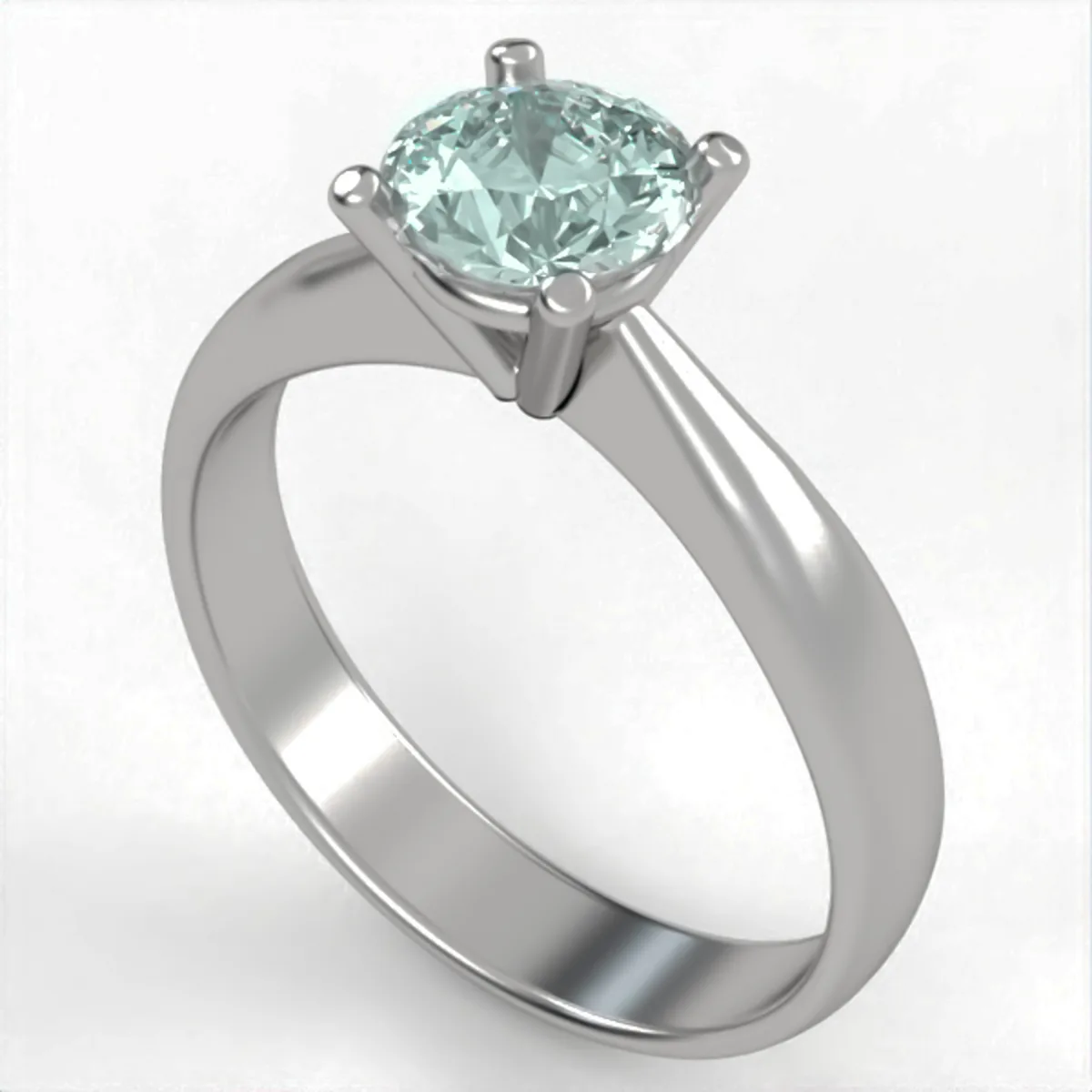 Diamond ring // Gold ring // CVD diamond // Gift for women // Engagement band // Er18 · 3