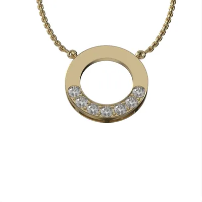 Diamond Pendant//Gold pendant//Natural diamonds//Lab diamonds//model DP37