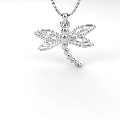 Gold Dragonfly Pendant Model DP51