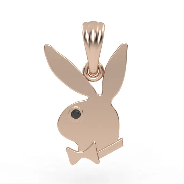 Playboypendant // Gold Pendant // Diamond Pendant Model DP3 · 3