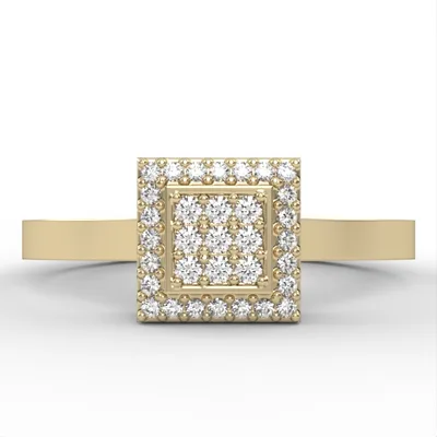 Diamond ring//gold ring//CVD or natural diamond//for women//model DR5