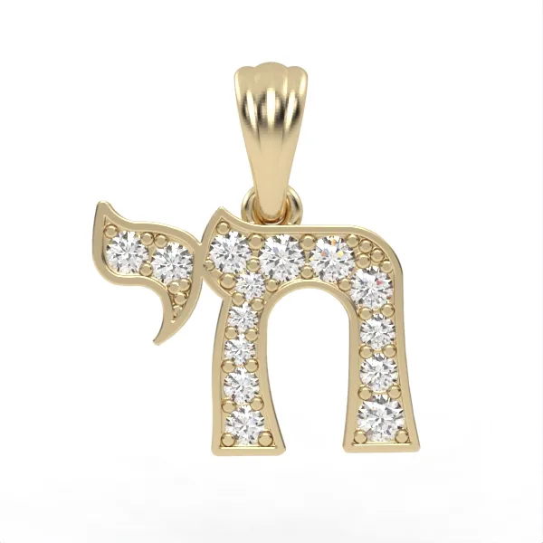 Diamond Pendant, gold pendant,present, for women, model DP1 · 3
