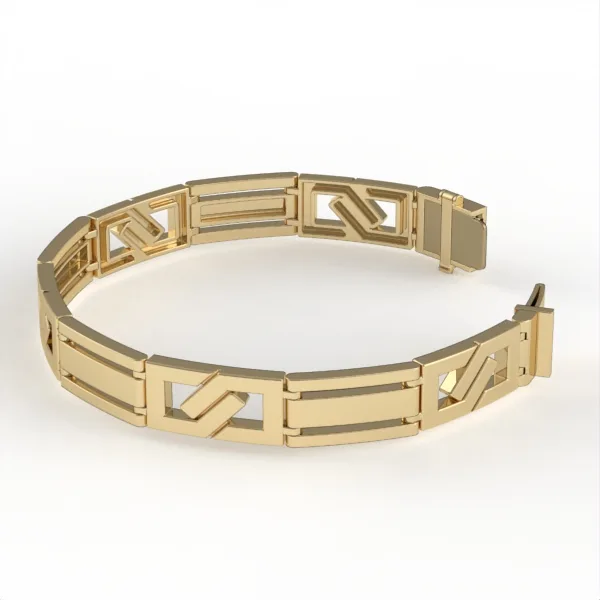 Gold Tennis Bracelet Model BR9 · 3