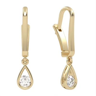 Diamond Earrings//gold earrings//gift for women//white gold//rose gold//EAR5