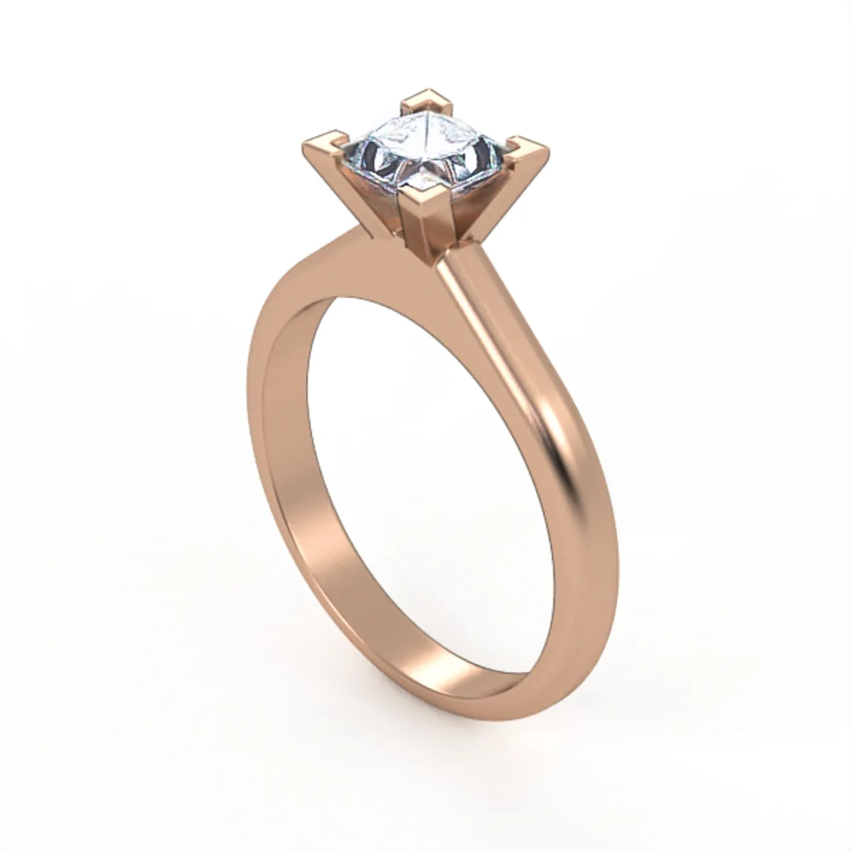 Diamond ring // Gold ring// CVD diamond// gift for women//engagement band//dr12 · 2