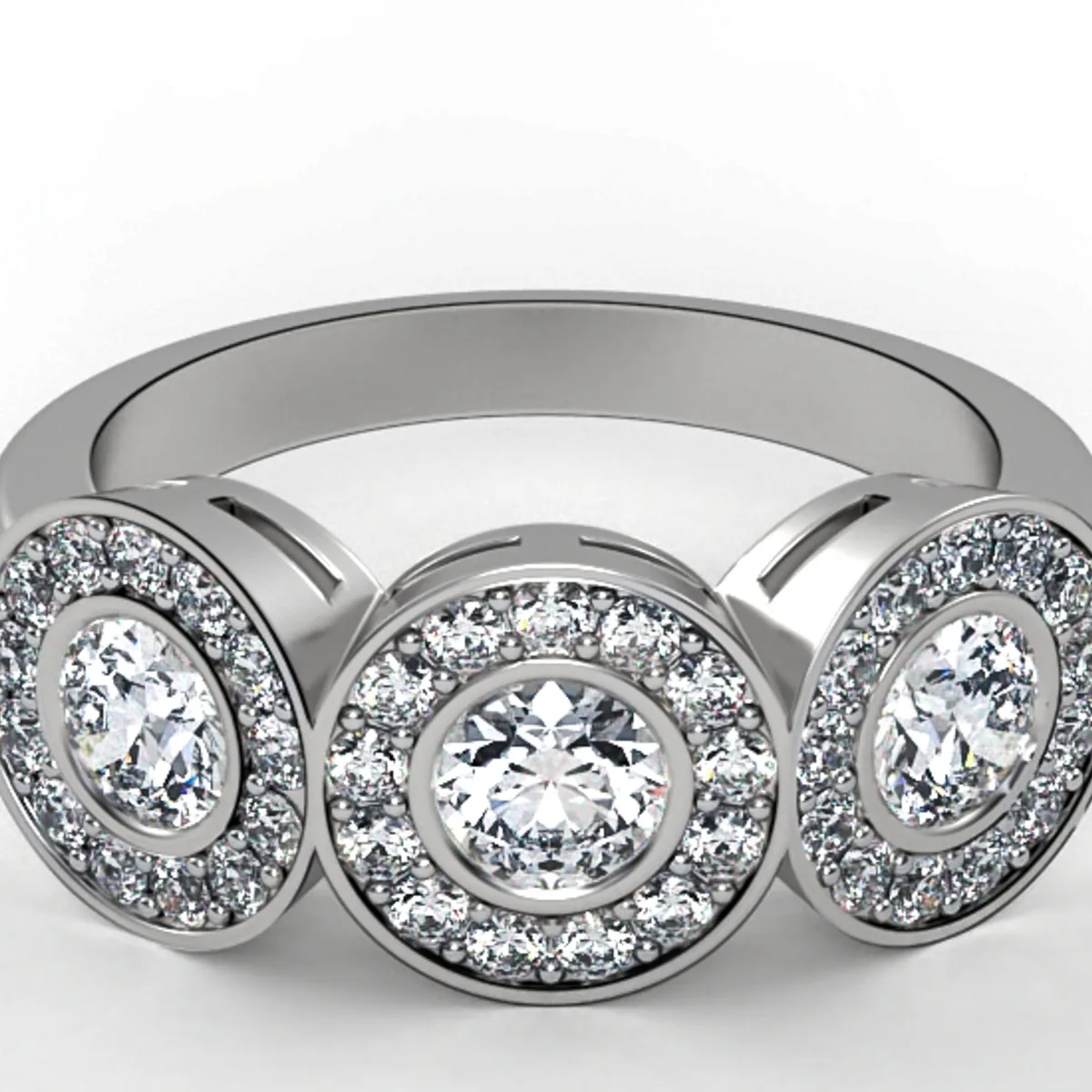 Diamonds ring// Gold ring// natural giamond// CVD diamond// engagrment band//DR15 · 1