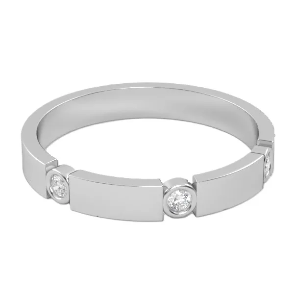 Diamond ring // Wedding gold ring // CVD diamond // Gift for women // Model WR15 · 1