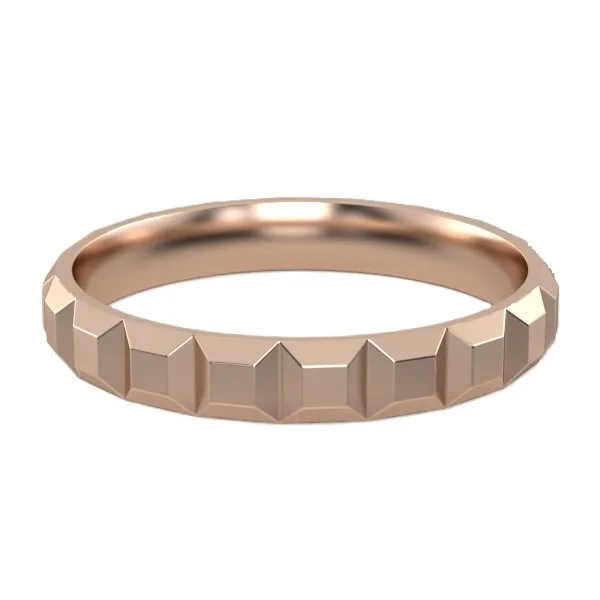 Gold ring // Wedding Ring // White gold // Roz gold // For men // For women // Model WR37 · 1