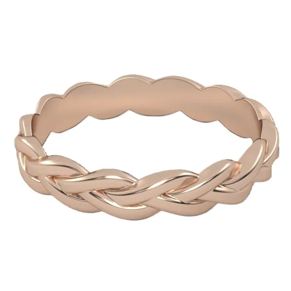 Gold ring // Wedding Ring // White gold // Roz gold // For women // Model WR21 · 2