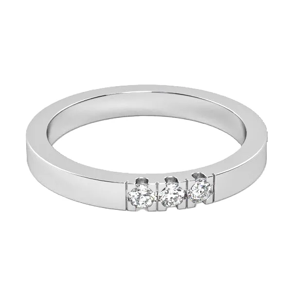 Diamond ring // Gold wedding ring // CVD diamond // Gift for woman // Model WR3 · 3