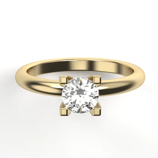 Engagement Ring // Diamond Band // Wedding Ring // White Gold // Rose gold // ER9 · 3