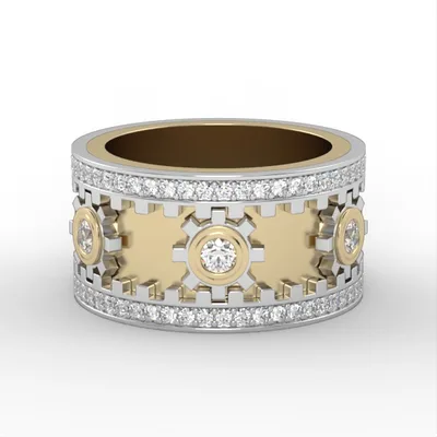 Diamond Ring//gold ring// for Men//white gold//roz gold//Model DR7