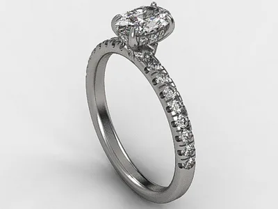 Halo Engagement Ring//Diamond Band//Wedding Ring//White Gold//Rose gold//ER11