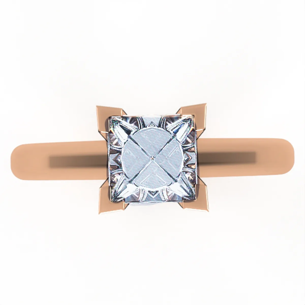 Diamond ring // Gold ring// CVD diamond// gift for women//engagement band//dr12 · 5