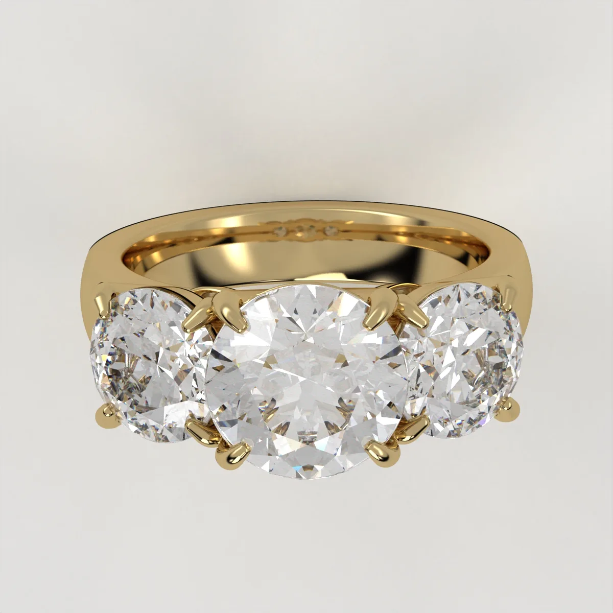 Diamonds ring// Gold ring// natural giamond// CVD diamond// engagrment band//DR10 · 6