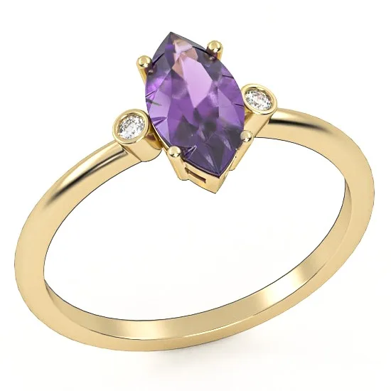 Silver Ring // Citrine & Zircon // Jewelry gift // For Women // Model SR7 · 5