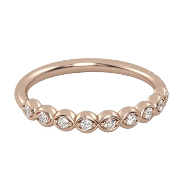 Diamond ring // Wedding gold ring // CVD diamond // Gift for women // Model WR16 · 3