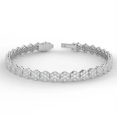 Tennis bracelet//gold bracelet//diamonds//gift for women//jewelry design//BR7