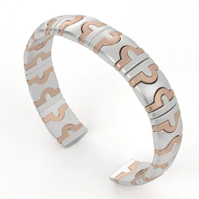 Hard bracelet, gold bracelet, combined bracelet, model BR6