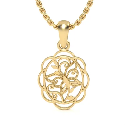 Gold Pendant//fine jewelry//gift for women/present//model DP48