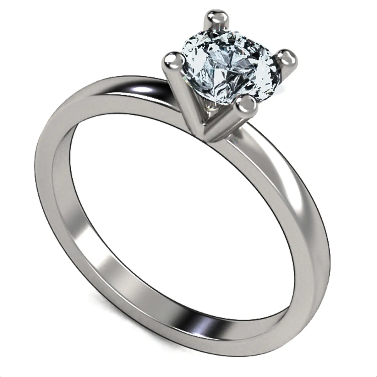 Diamond rings//Engagement Ring//white gold//all size// Model ER23 · 2