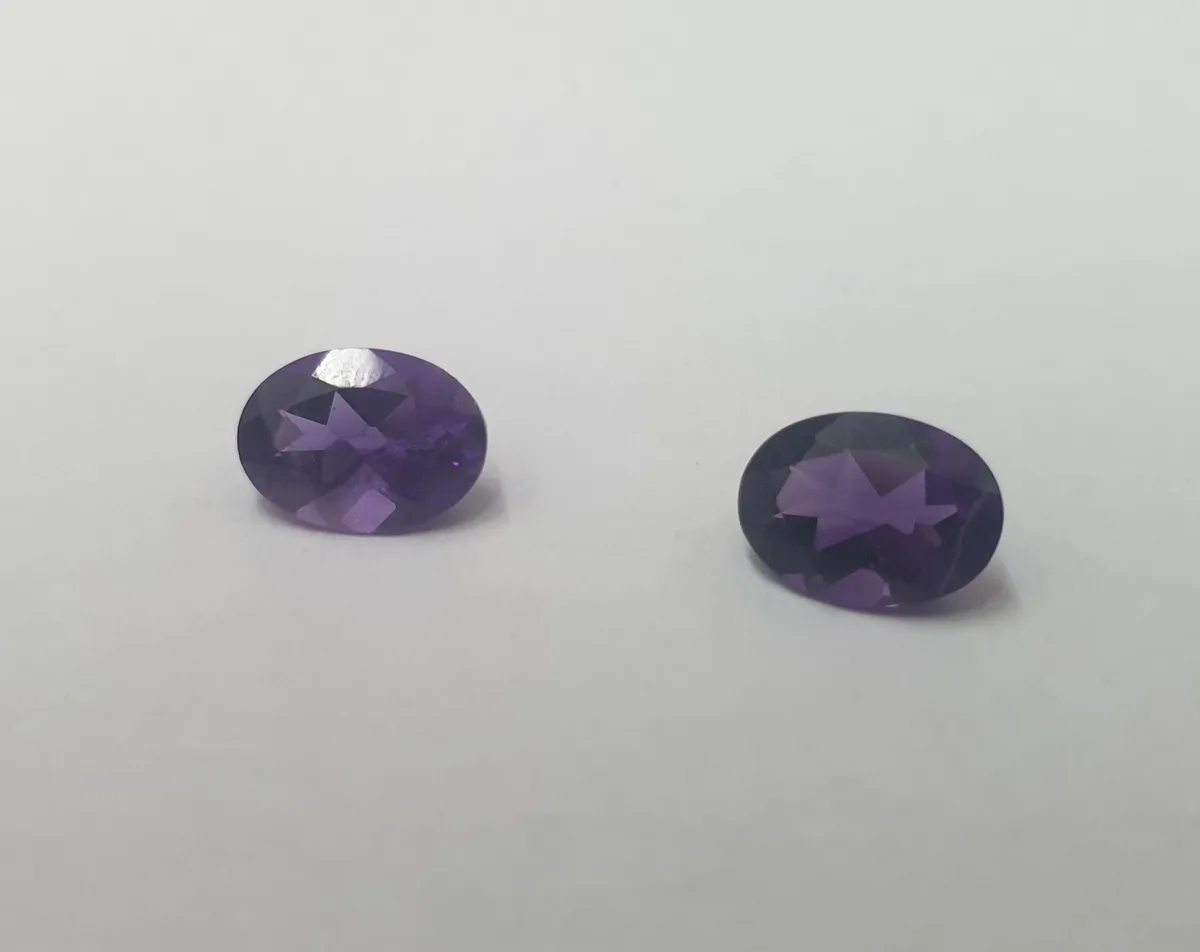 Gold Earrings // Citrine // Amethyst // For women // Gift // EAG10 · 2