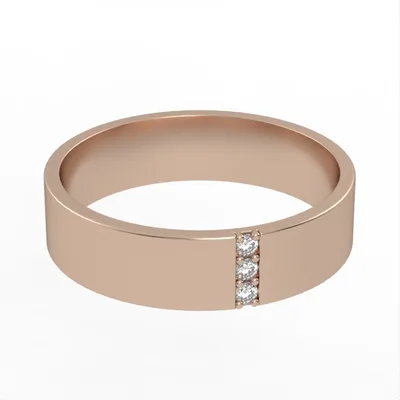 Diamond Wedding Ring///Gold wedding ring//CVD diamond//Gift for woman/Comfort Fit///WR8