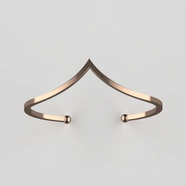 Rigid Gold Bracelet Model BR17 · 4