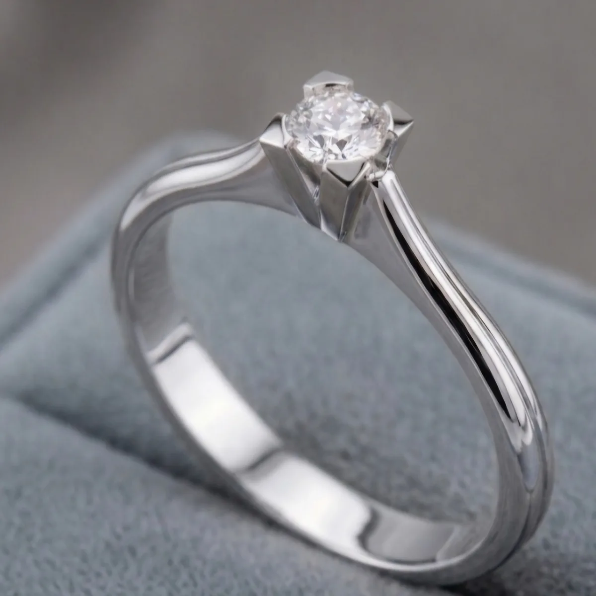 Diamond ring // Gold ring // CVD or natural diamond // For women // Model DR20 · 3
