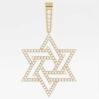 Star of David pendant//Gold pendant//Diamonds Pendant//for women// for men//gift for//model DP14