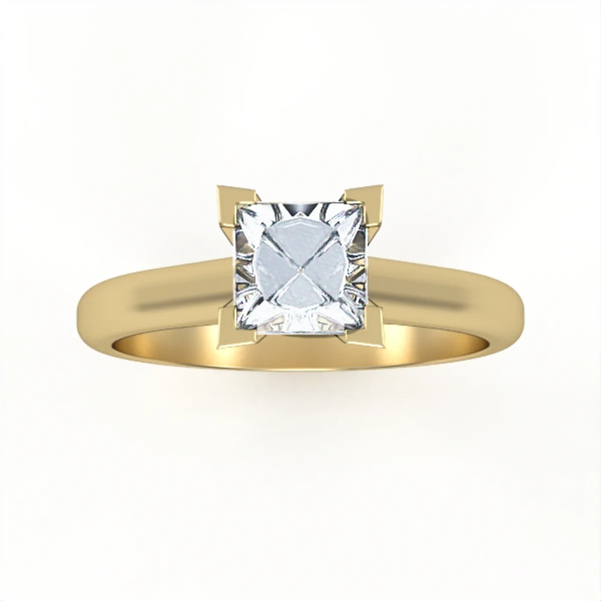 Diamond ring // Gold ring// CVD diamond// gift for women//engagement band//dr12 · 4