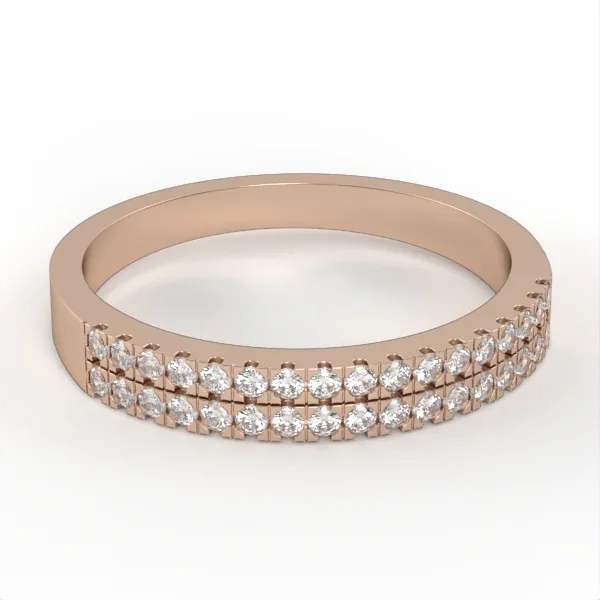 Diamond ring // Wedding gold ring // CVD diamond // Gift for women // Model WR12 · 2