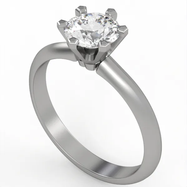 Engagement Ring // Diamond Band // Wedding Ring // White Gold // Rose gold // ER16 · 4
