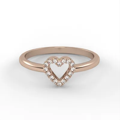 Diamond ring//gold ring//CVD or natural diamond//for women//model DR4