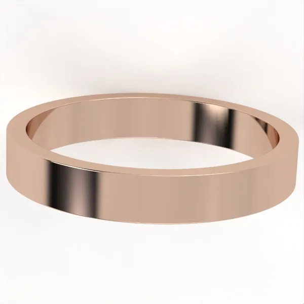 Gold ring // Wedding Ring // White gold // Roz gold // For men // For women // Model WR49 · 1