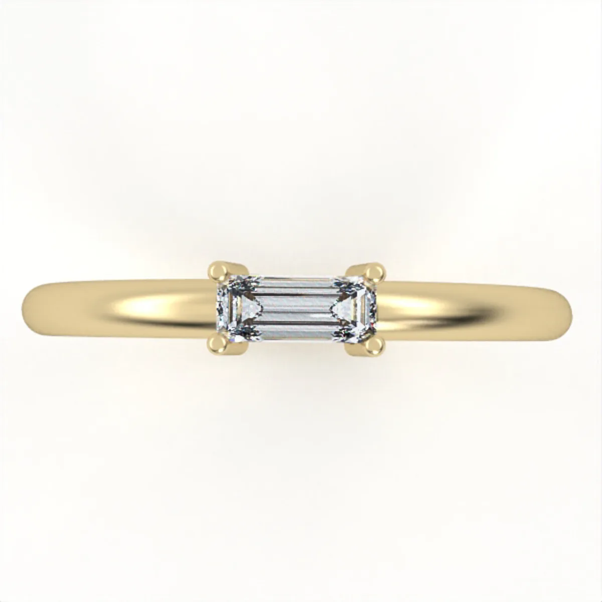 Diamonds ring//gold band//natural or CVD diamond// for women// all size//model DR11 · 4