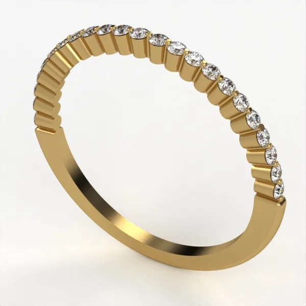 Diamond ring // Wedding gold ring // CVD diamond // Gift for women // Model WR47 · 4