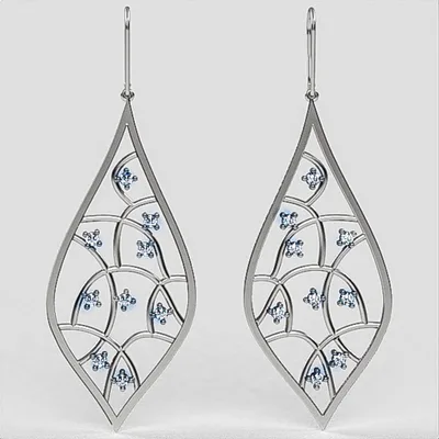 Drop Diamond Earrings//exquisite craftsmanship with lab-grown or natural diamonds//perfect gift. EAR14