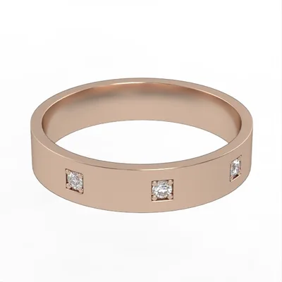 Diamond Wedding Ring///Gold wedding ring//CVD diamond//Gift for woman/Comfort Fit//WR13