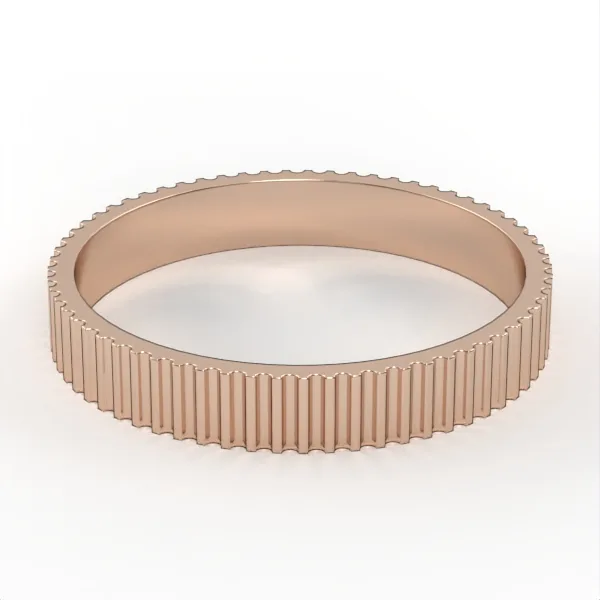 Gold Ring // Wedding Ring // White gold // Roz gold // For men // For women // Model WR29 · 2