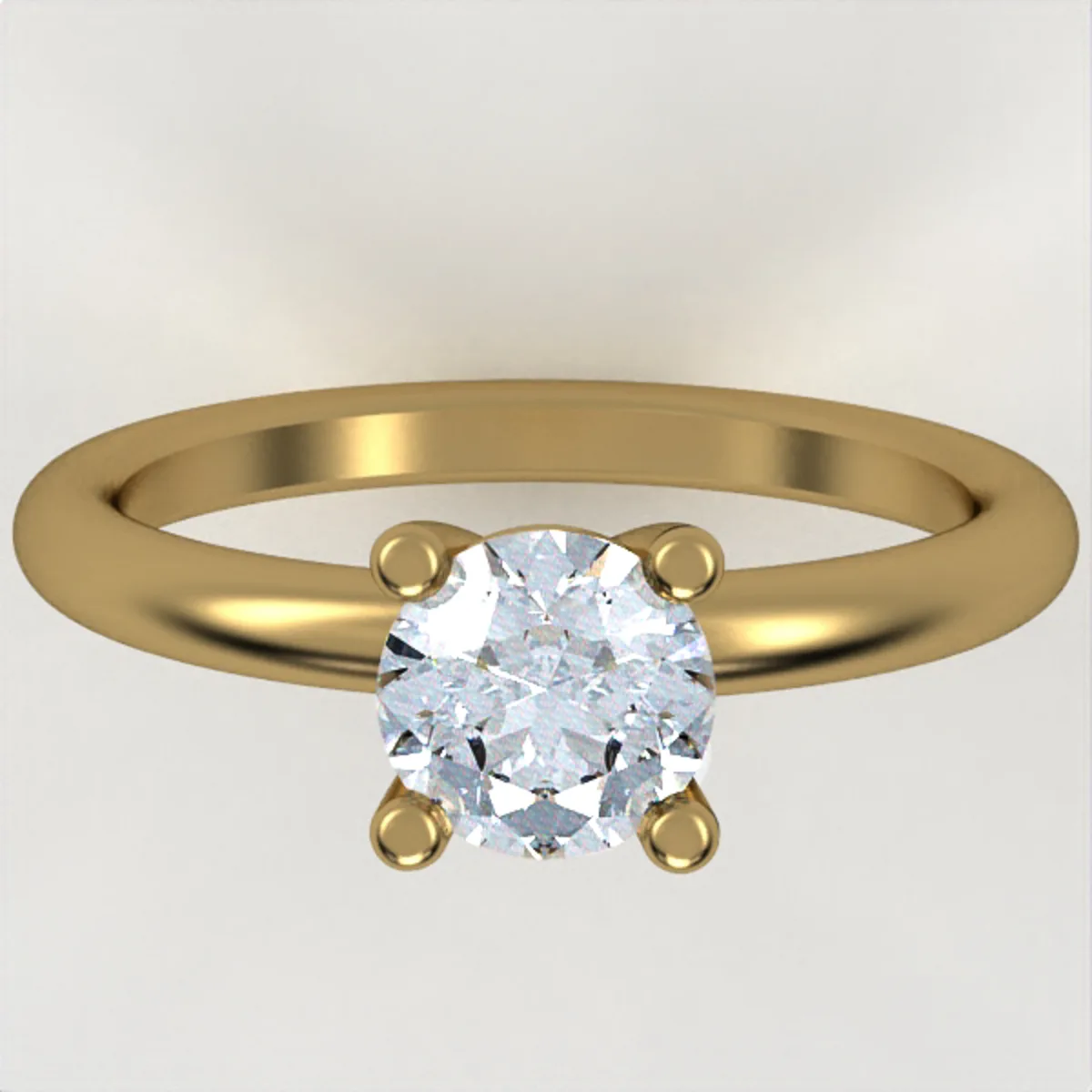 Diamond ring//gold ring//CVD or natural diamond//for women//model DR17 · 1