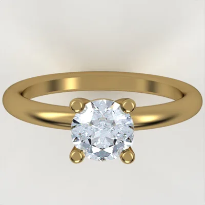 Diamond ring//gold ring//CVD or natural diamond//for women//model DR17