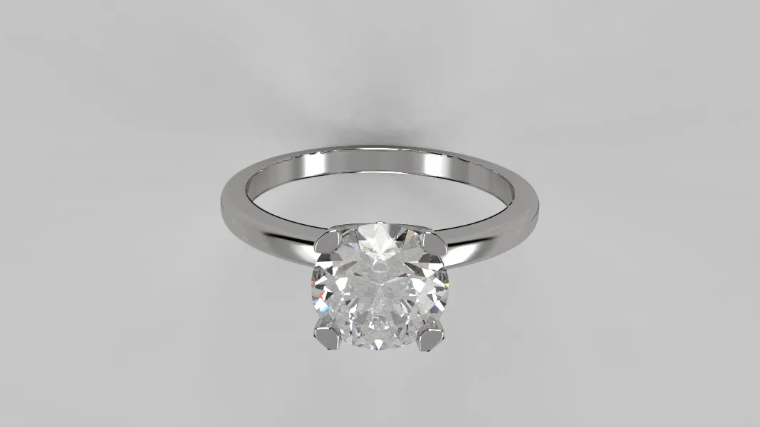 Diamond ring // Gold // Natueal diamond // CVD diamond // Engagement ring // For women, ER25 · 3