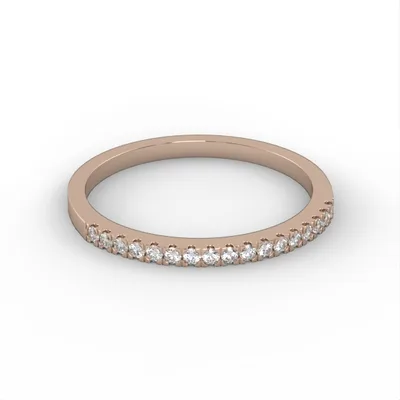 Diamond ring//wedding gold ring//CVD diamond//gift for women//model WR11